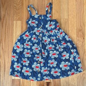 Gorgeous Hanna Andersson Button-Down Dress with Adjustable Straps 3T